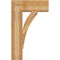 Ekena Millwork Thorton Block Rough Sawn Bracket, Western Red Cedar, 6"W x 20"D x 32"H BKT06X20X32THR05RWR - alternate 2
